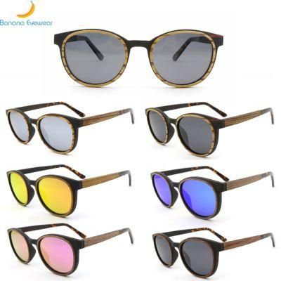 Latest Fashion Hot Sell Two Layers Wooden Polarized Sunglasses for Unisex