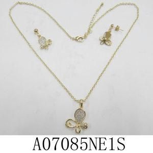 Butterfly Designs Jewellery Set for Lady (A07085NE1S)
