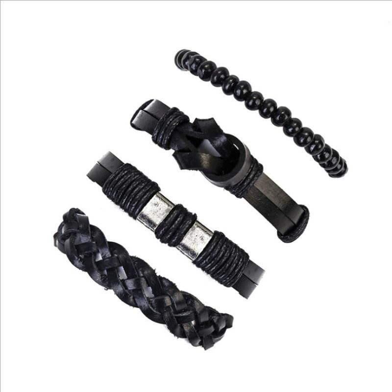 Retro Jewelry Charm Leather Bracelet Men Bracelets