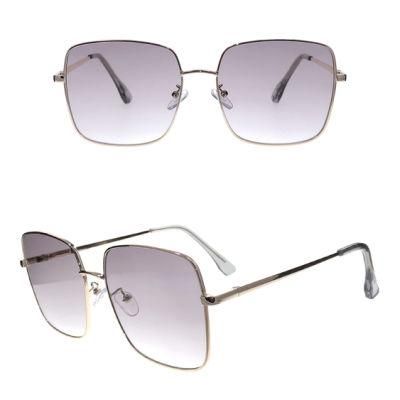 Squared Frame Metal Sunglasses for Men