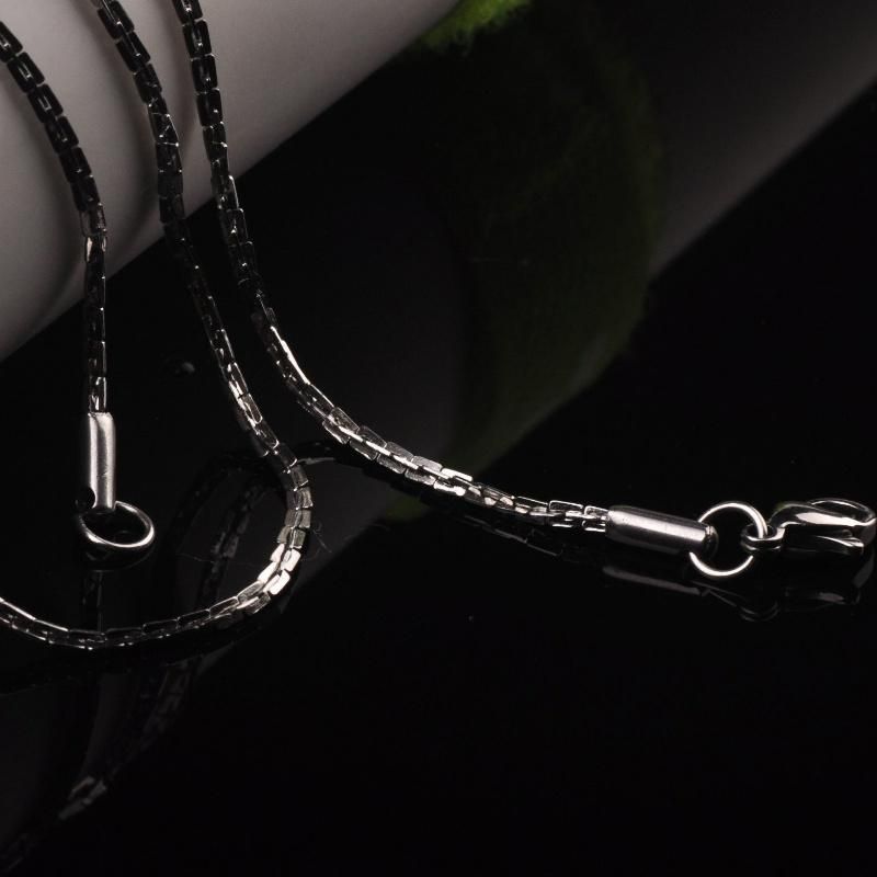 Hot Selling Shiny Jewelry Stainless Steel Boston Chain Ladies Necklace