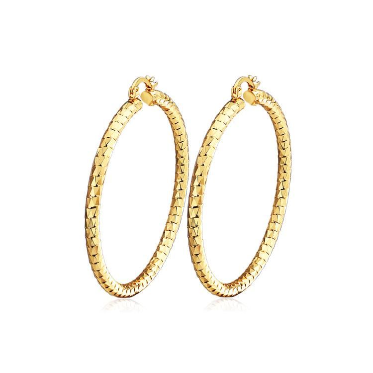 2020 Latest Fashion Design 18K Gold Plated Oversized Hoop Earings for Women Jewelry