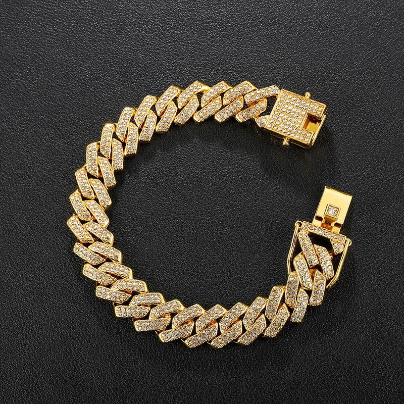 Simple Chain Jewelry Delicate Zircon Copper Charm Bracelet