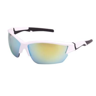 Yellow Mirror Double Injection Sport Design Sunglass