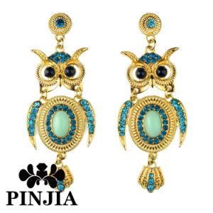 Wholesale Beaded Owl Earring Imitation Fashion Jewelry