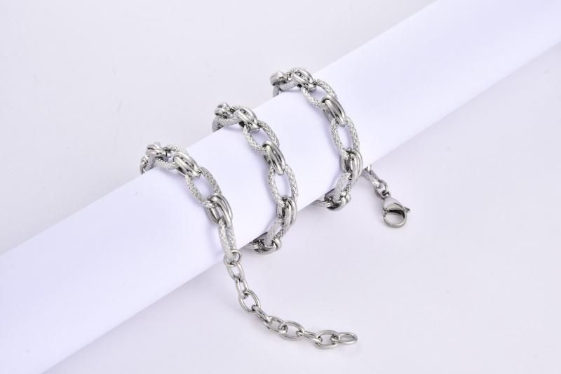 Fashion New Style Handmade Stainless Steel Textured Charm Necklace for Man jewelry Custom