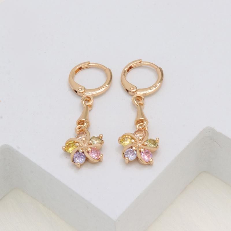 Wholesale Exquisite Gold Plated Ladies Fashion Jewelry Earrings