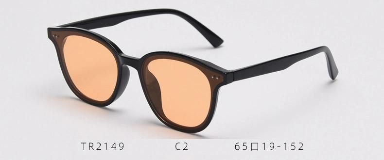 2022 Most Popular Double Slot Design New Nylon Detachable UV400 Lenses Tr90 Flexible Square Frame Fashion Sunglasses