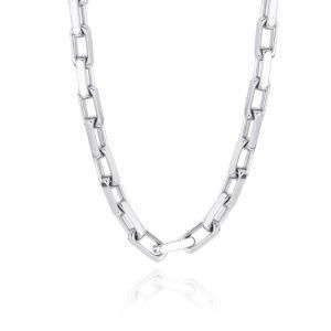 Stainless Steel Oval Link Chain Necklace
