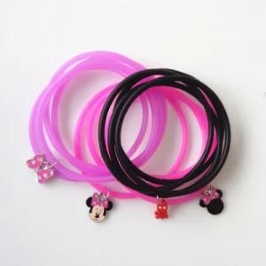 Disney Jewelry-Muti-Layer Rubber Pendant Bracelet Minnie Charm Bff Bracelet