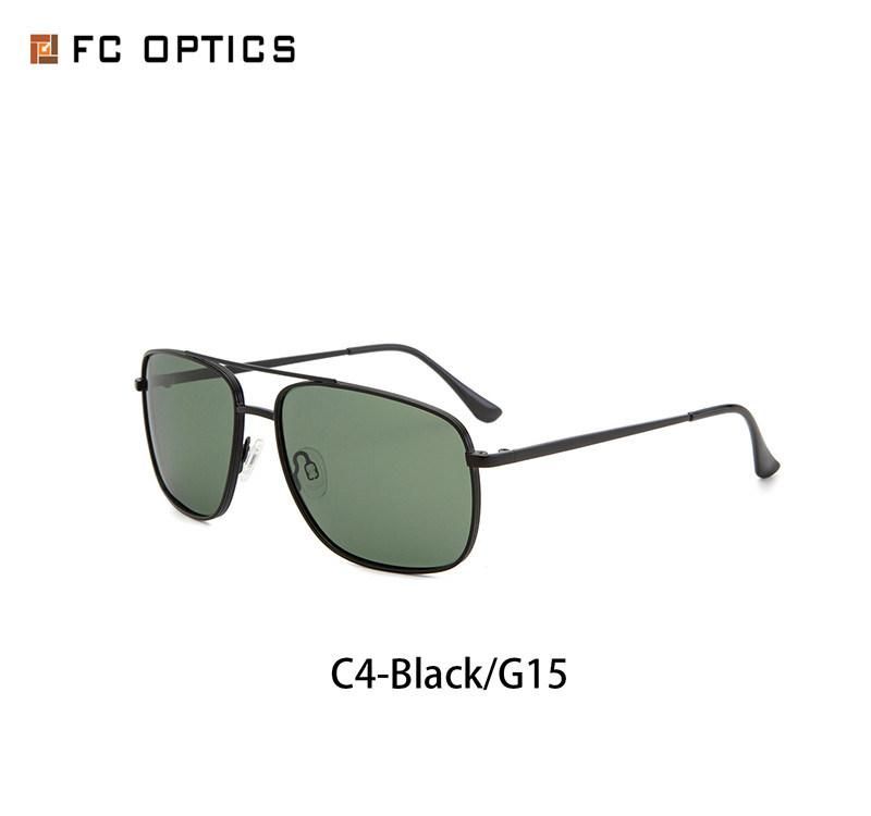 Square Metal Fashion Quickly Shipping Goods Europe Style Sunglasses for Men