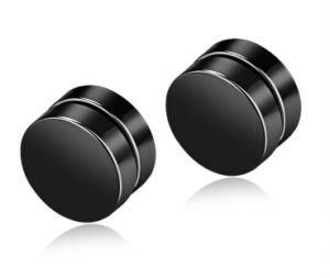 3 Colors High Quality Magnetic Stud Earrings for Men Stainless Steel Magnet Earrings Jewelry for Men and Women