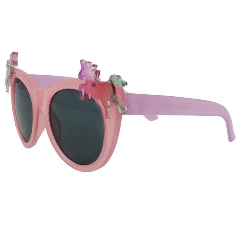 2020 Lovely Pink Fashion Kids Sunglasses with Horse