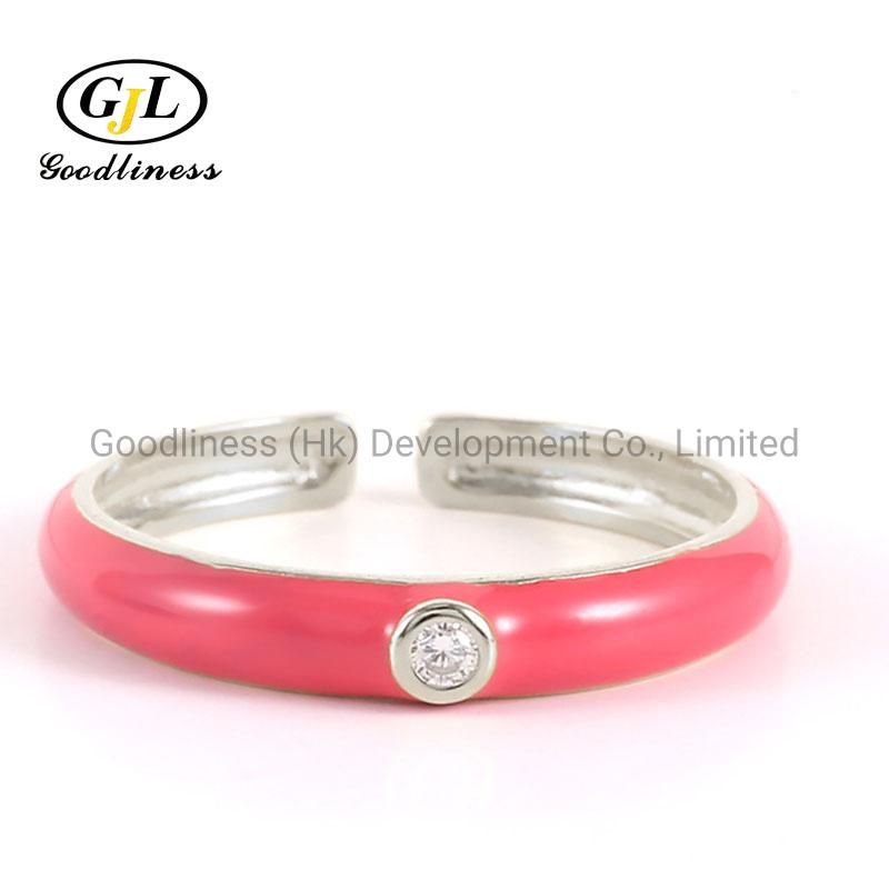 High Quality Wholesale Round Shape Fashion Custom Ring Jewelry