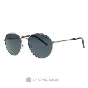 Metal New Fashion Sunglasses, Brand Replicas Aviators Round Frame M6010-01