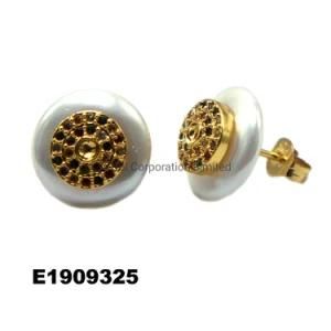 New Style/Gold Plated/Pearl Jewelry/ Women Earrings