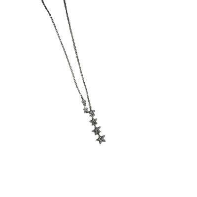 Factory Direct Sale S925 Sterling Silver Creative Little Star Chain Necklace