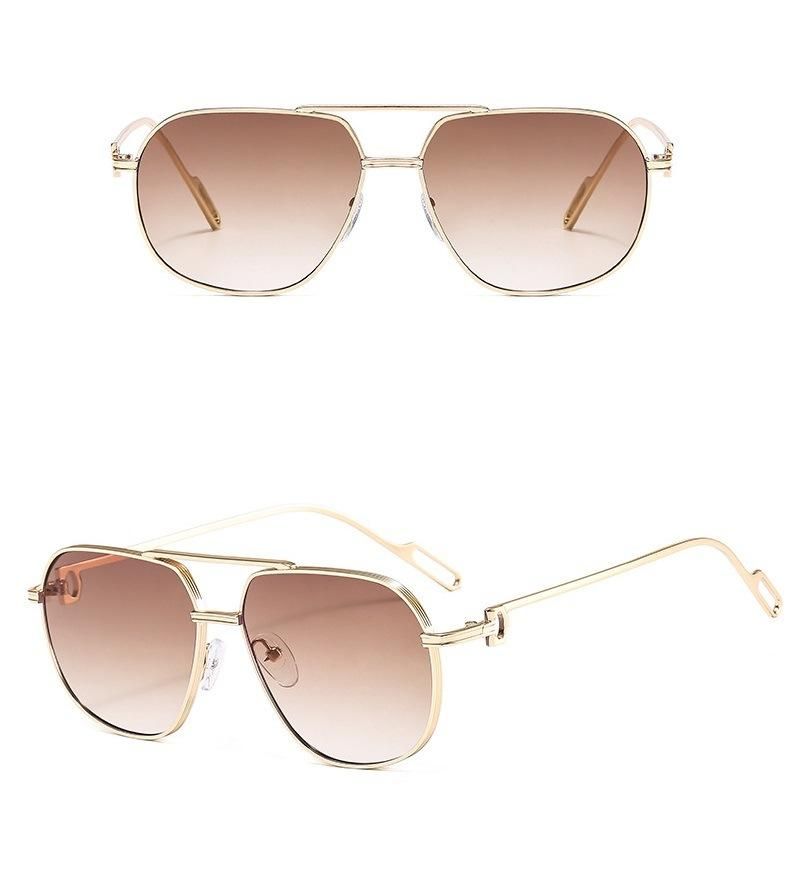 Metal Ocean Lens Sunglasses Retro Fashion Sunglasses