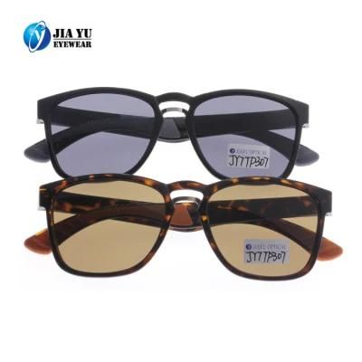 Fashion Plastic Polarized Designer Custom Square Tr90 Sunglasses for Unisex