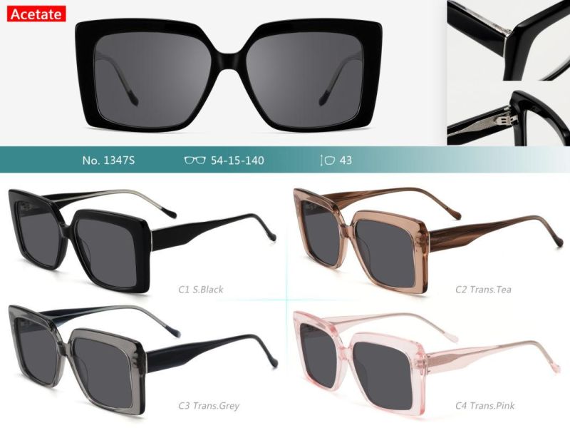 Polarized Sunglasses for Men Women Square Frame UV 400 Protection