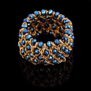 Imitation Promotional Gift Leather Crystal Bracelet