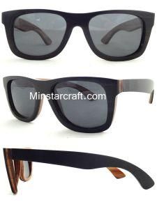 Compertivie Price Fashion Wood/Bamboo Sunglass Manufacturer Wooden Sunglasses-by-16