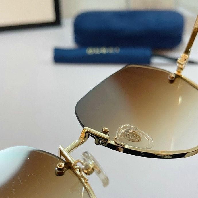 Sunglasses Women Fashion Retro Metal Big Frame with Small Face Sunglasses Women Fashion Sunglasses