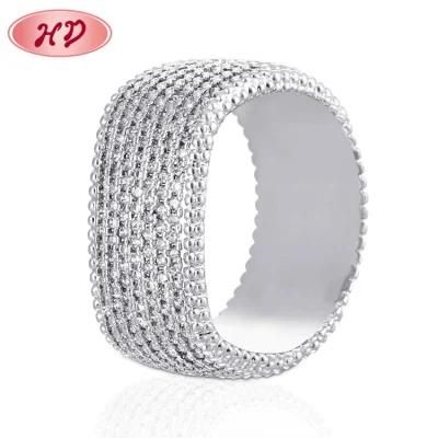 Most Popular Product 2020 Wholesale Jewelry Women Cubic Zirconia Wedding Ring