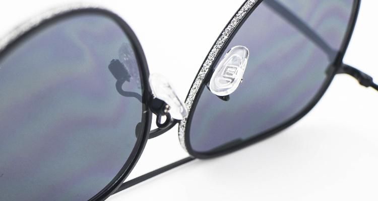 Fashion Shiny Metal Frame Women Wholesale Toad Sunglasses