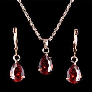 Hot Sale 6 Colors 925 Sterling Silver Jewelry Set