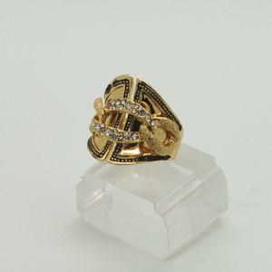 Stainless Steel Ring Accessories Titanium Masout Gold Stainless Steel Ring Finger Ring (R130008)