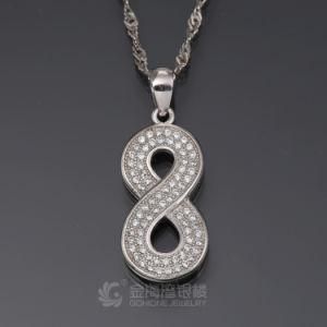 Fashion Infinity Designed 925 Sterling Silver Pendant