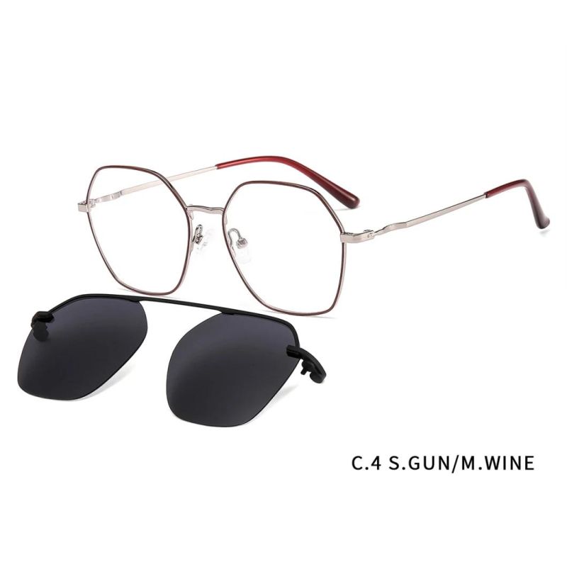 Polarized Lens for Prescription Glasses Metal Polarized Clip on Sunglasses Magnet Clip on Sunglasses