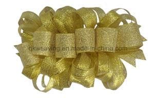 Gold Metallic Boutique Hair Clip Bow for Gift Packing