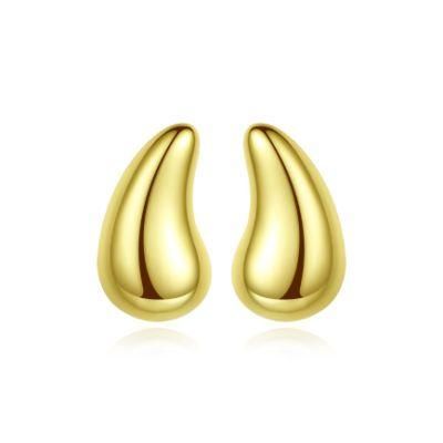 Men&prime; S Sliver Earrings Horns Shape Ear Studs