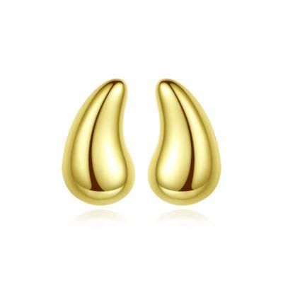 Men&prime; S Sliver Earrings Horns Shape Ear Studs