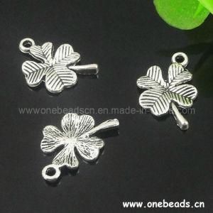 Flower Charm, Zinc Alloy Jewelry Accessories, (PXH-5122D)