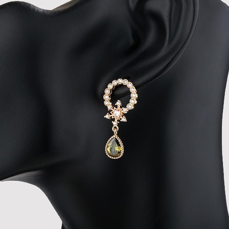 18K Gold Plated Stud Earring, Fashion Earring Jewelry