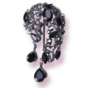 Garmetl Fashion Metal Brooch Decoarted with Stones (PL0895)