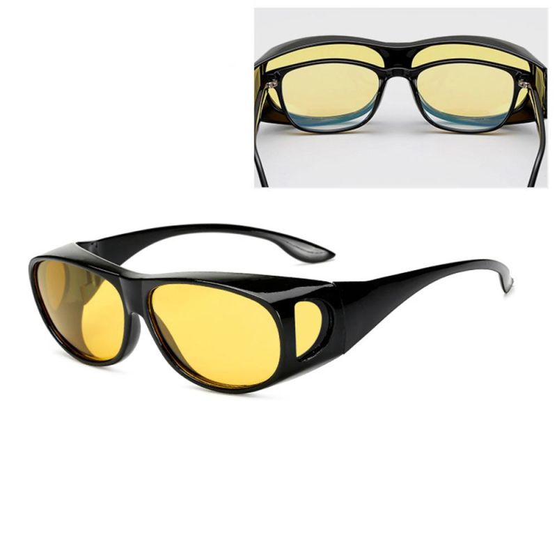 Polarized Night View Driving Glasses Anti-Glare Rain Day Night Vision Cycling Sunglasses Wyz20111