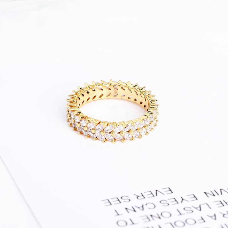 Minimalist Bump Texture with CZ Ring Geometric Gold Color Rings for Women Fashion Jewelry Accessories Anillos Mujer