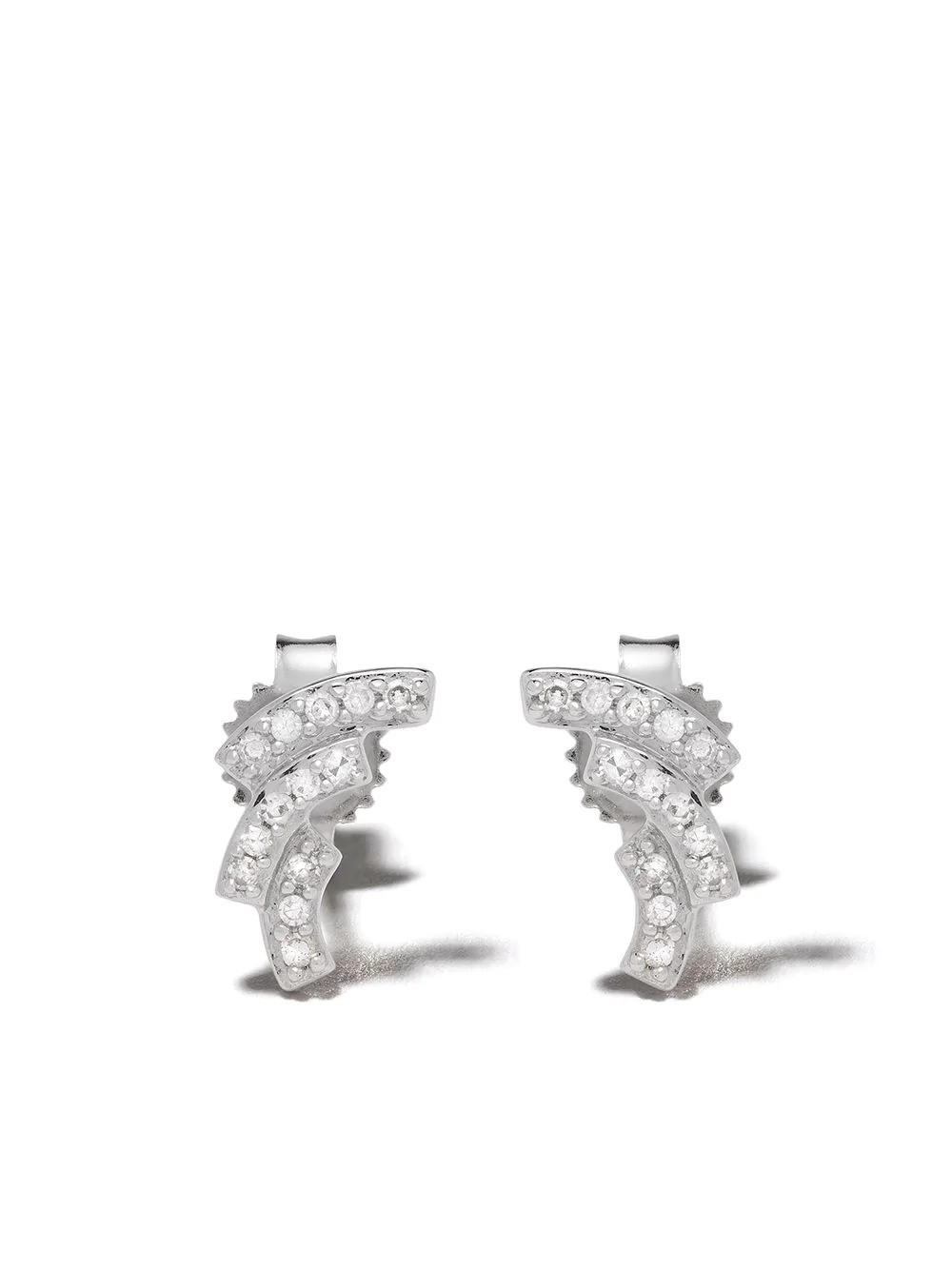 Fashion Simple Set Zirconia Plating Earrings Jewelry