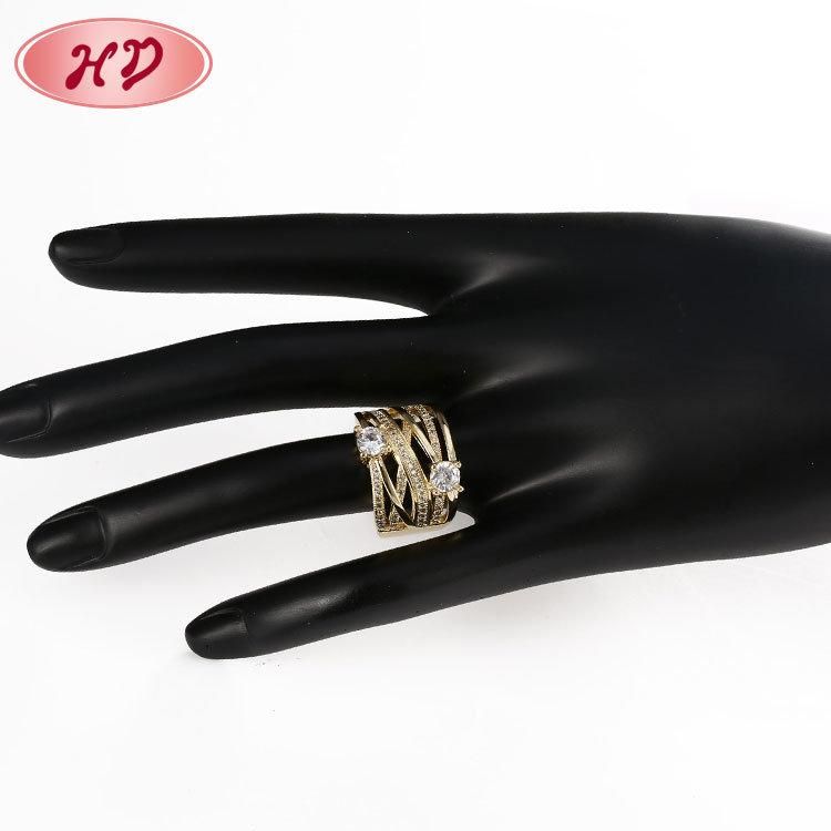 Wholesale Luxury Design Wedding Rings for Women Cubic Zirconia Rings Female Fashion Gifts