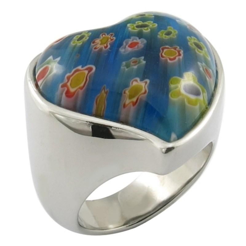 Flower Gemstone Stone Finger Rings