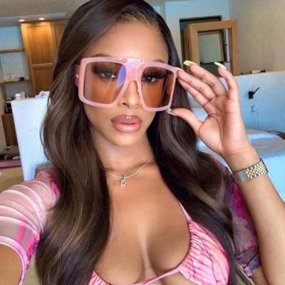 Fashion New Bigger Frame Women Trendy Oversized Sunglasses Ready to Ship