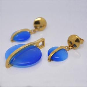 Latest Fashion Decoration Cat&prime;s Eye Stone Jewelry Set