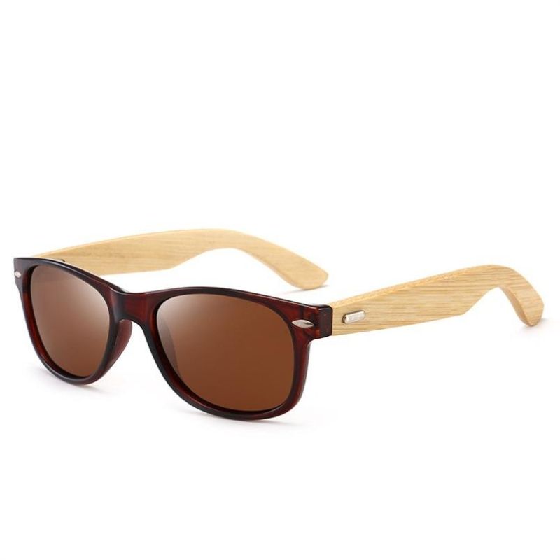 Best Selling Classic Fashion Retro Sunglasses Bamboo Wood Sunglasses Sg3005