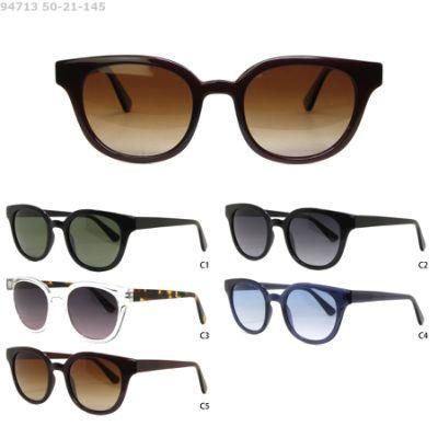 Inject Acetate Cat Eye Women Sunglasses with Ce Approved
