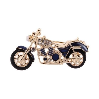 2021 Fashion Oil Drop Diamond-Encrusted Motorcycle Brooch