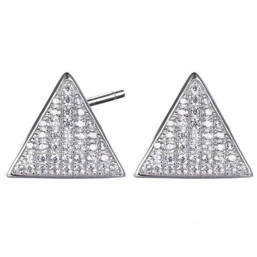 Triangle 925 Sterling Silver Stud Earring